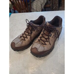 New Balance 965 waterproof trail hiking shoes in tan/brown leather Men's SZ 12